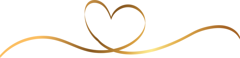 ribbon heart shape gold, doodle line heart, sticker heart